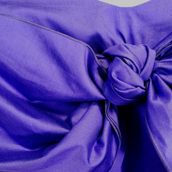 Missoni Halter Tie Purple Bow Front Dress Size 4 - Picture 4 of 8